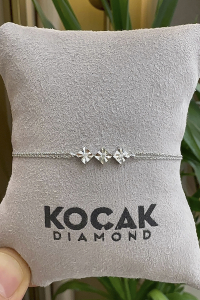 0.04 Karat Zarif Pırlanta Bileklik - E005146 - KOÇAK DIAMOND