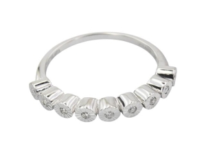 0.07 Karat Yarımtur Pırlanta Yüzük - Z026606 - KOÇAK DIAMOND