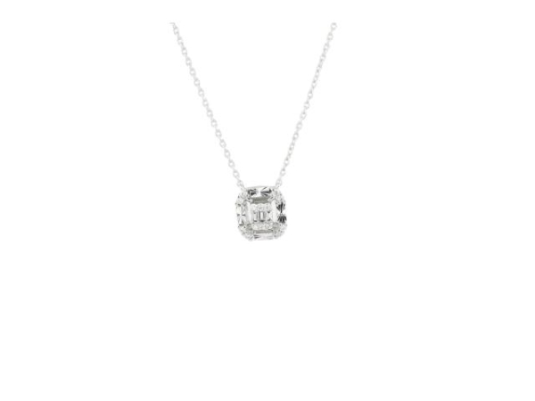 0.10 Karat Baget Pırlanta Kolye - L016744 - 1