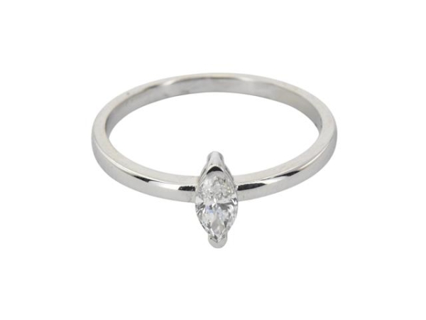 0.19 Karat Tektaş Pırlanta Yüzük - T052794 - 1