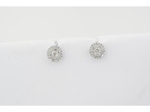 0.42 Karat Baget Pırlanta Küpe - K014246 - KOÇAK DIAMOND