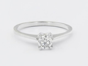 0.34 Karat Tektaş Pırlanta Yüzük - T049401 - KOÇAK DIAMOND