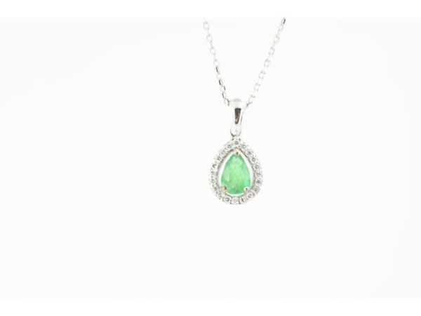 0.38 Karat Renkli Taşlı Pırlanta Kolye - RL10796 - 1