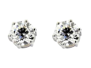 0.50 Karat Tektaş Pırlanta Küpe - K014806 - KOÇAK DIAMOND