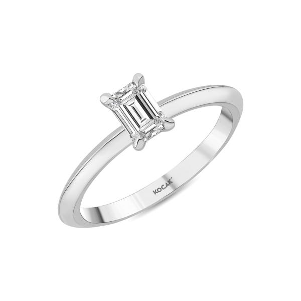 0.50 Karat Tektaş Pırlanta Yüzük - T056137 - 1