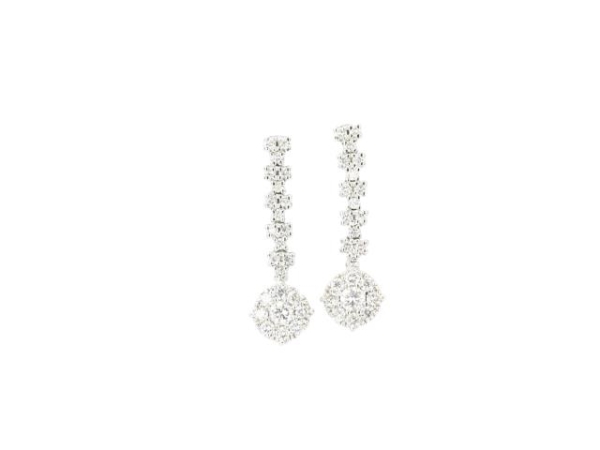 0.54 Karat Fantezi Pırlanta Küpe - K009940 - 1