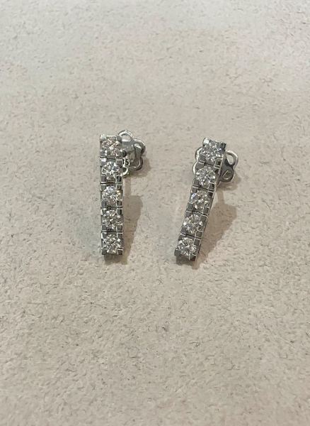0.59 Karat Fantezi Pırlanta Küpe - K015056 - 1