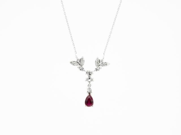 0.77 Karat Renkli Taşlı Pırlanta Kolye - RL08534 - 1