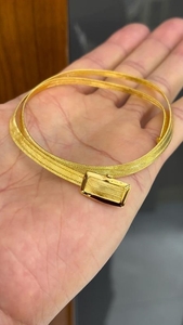 14 Ayar Altın 3 Sıralı Trabzon Hasır Gerdanlık - bende