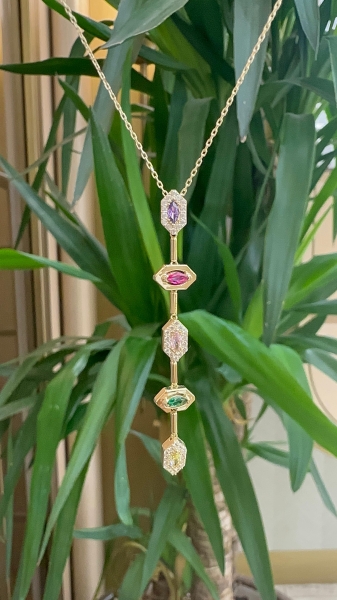 14 Ayar Altın 5 Element Kolye - 1