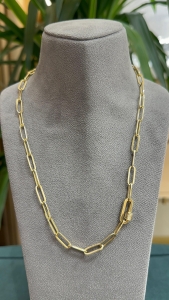 14 Ayar Altın Ataş Kolye - bende