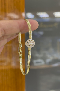 14 Ayar Altın Ay Işığı Bileklik - bende