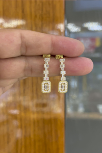 14 Ayar Altın Baget Küpe - bende