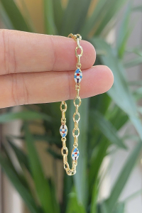 14 Ayar Altın Balıklı Bileklik - bende