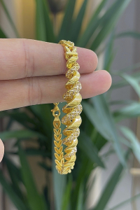 14 Ayar Altın Burgu Bileklik - bende