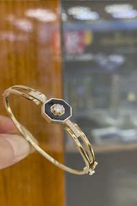 14 Ayar Altın Çağla Kelepçe - bende