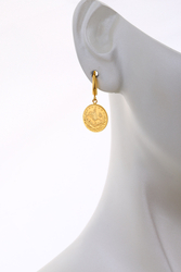 22 Ayar Altın Çeyrek Reşatlı Küpe - 2