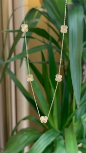 14 Ayar Altın Çiçek Kolye - bende