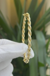 14 Ayar Altın Burgu Kelepçe - bende