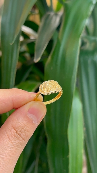 14 Ayar Altın Erzurum Tokalı Yüzük - 1