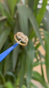 14 Ayar Altın Fantezi Yüzük - bende