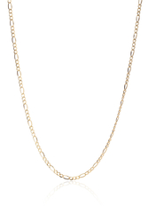 14 Ayar Altın Figaro Zincir - 2