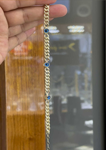 14 Ayar Altın Gözlü Gurmet Bileklik - bende