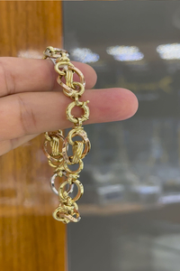 14 Ayar Altın Hallow Bileklik - bende