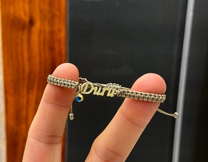 14 Ayar Altın İpli İsimli Bileklik - bende