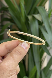 14 Ayar Altın Simli Kelepçe - bende