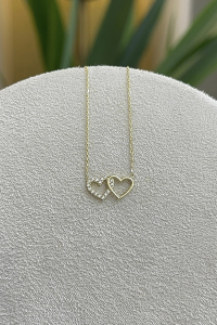 14 Ayar Altın Kalpli Kolye - bende