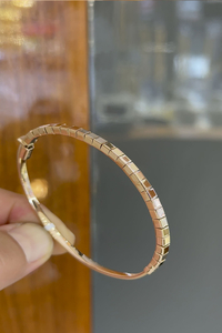 14 Ayar Altın Kübik Kelepçe - bende