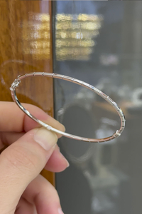 14 Ayar Altın Kübik Kelepçe - bende