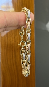 14 Ayar Altın Marten Bileklik - bende