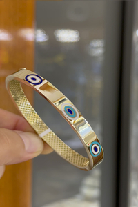 14 Ayar Altın Mineli Kelepçe - bende