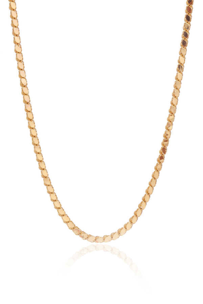 14 Ayar Altın Orta Kalınlık Pullu Zincir - 1