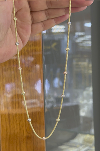 14 Ayar Altın Popcorn Kolye - bende