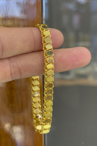 14 Ayar Altın Pullu Bileklik - bende