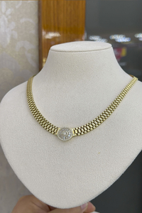 14 Ayar Altın RLX Ay Işığı Kolye - bende