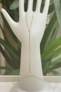 14 Ayar Altın Taşlı Şahmeran - bende