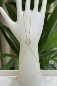 14 Ayar Altın Yoncalı Şahmeran - bende