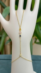 14 Ayar Altın Taşlı Şahmeran - bende