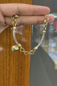 14 Ayar Altın Sevgi Bileklik - bende