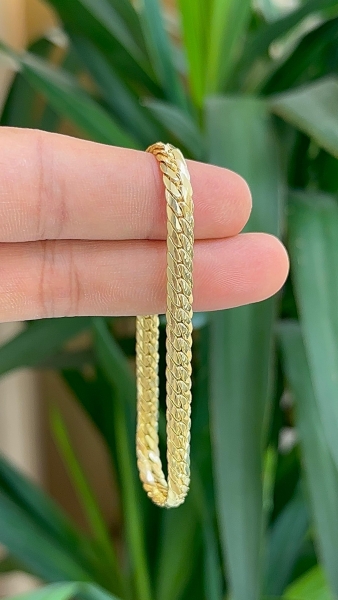 14 Ayar Altın Sıkı Gurmet Bileklik - 1