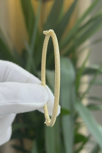 14 Ayar Altın Simli Kelepçe - bende