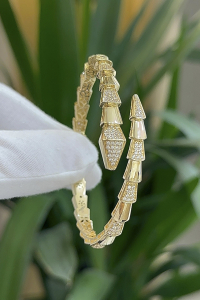 14 Ayar Altın Snake Kelepçe - bende