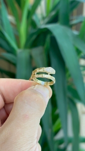 14 Ayar Altın Snake Yüzük - bende