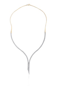 14 Ayar Altın İki Sıralı Su Yolu Gerdanlık - bende