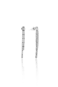 14 Ayar Altın İki Sıralı Su Yolu Küpe - bende