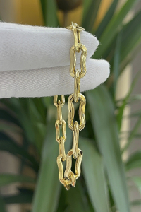 14 Ayar Altın Süzmeli Bileklik - bende